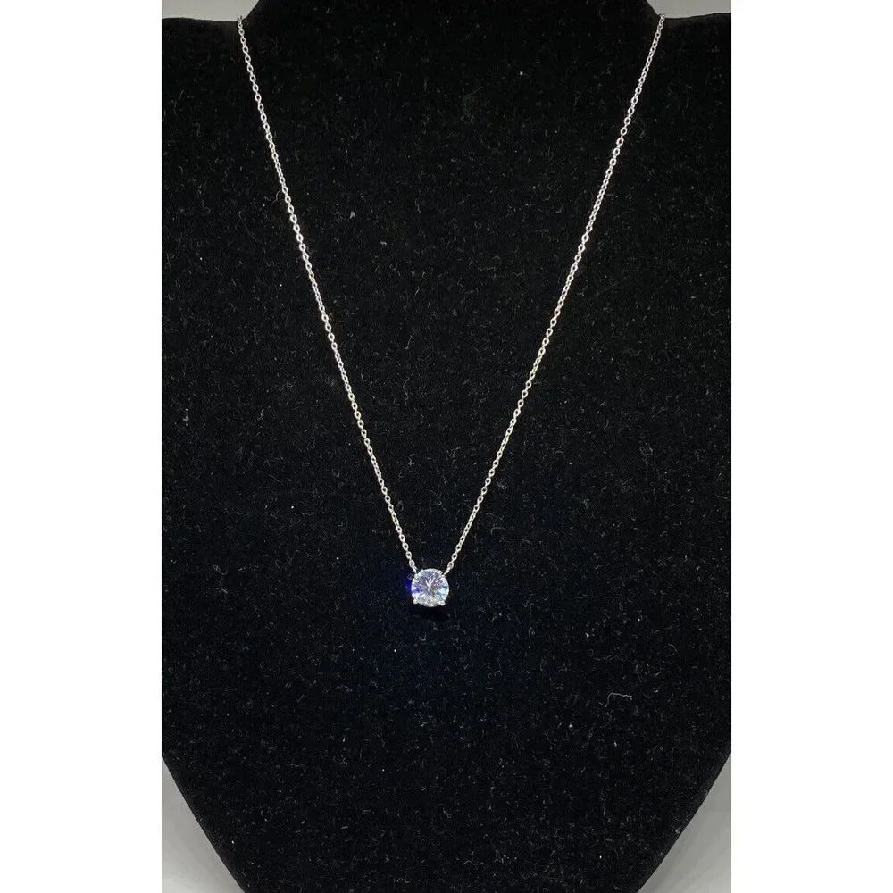 Giani Bernini Cubic Zirconia Pendant Necklace in Sterling Silver MSRP $50 CP636